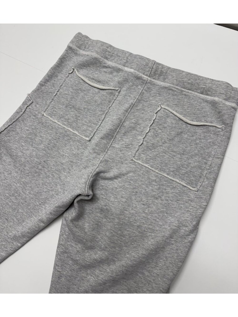Frank & Eileen Eamon Jogger Sweatpants L Gray Tapered Crop Ankle High Rise - Picture 6 of 12